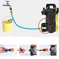 Aukšto slėgio plovimo įrenginio vandens filtras K2 K3 K4 K5 K6 K7 G3/4'' 175Psi vandens filtrai Automobilio aukšto slėgio plovimo įrenginio priedai 1SET black