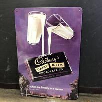 Cadbury šokolado reprodukcija Mažas skardinis ženklas Aliuminis 20x30cm（7.8x11.8inch）