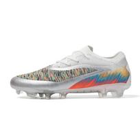 Men's Ultralight FG Long Spike Soccer Cleats Non Slip Outdoor Training Match Football Boots 35