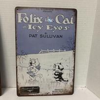 Felix the cat sign in icy eyes film movie tin sign acme retro metal posterAluminumtin sign 20x30cm（7.8x11.8inch）
