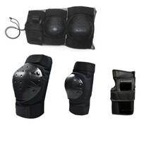 6 Pcs/set Elbow Knee Pads Helmet Wrist Guard Skateboard Multi Sports Protective Gear for Adult and Kids with Elbow & Knee Pads S mėlyna
