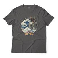 Gundam RX-78-2 in the Great Wave off Kanagawa Anime V2 Graphic Art T-Shirt S