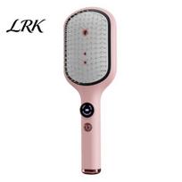Hair Detangling Spray Brush Electric Massage Brush, USB Rechargeable Misting Air Cushion Anti-frizz Comb Anti-Frizz Detangler Steam for Dry rožinė