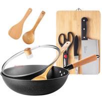 MAXCOOK 8-Piece Cookware & Kitchen Utensil Set