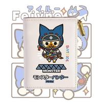 Monster Hunter Wilds Felyne game merchandise kawaii coin purse stylish and  card holder a birthday gift for friends