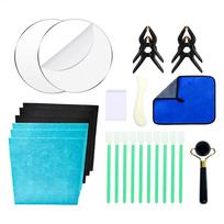 Card Cleaning Kit 28PCS Flattening & Grading Tool Card Polishing Set For Home Office Sports Collector Trade Show Wallet Credit