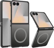 case for Samsung Z FLIP 7 6 5 4 Matte texture protective case magnetic full coverage Wireless Charging Shock Proof tough shell Galaxy Z Flip7 pilka spalva