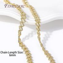 18K Gold Plated Brass Metal Chains For Handmade DIY Jewelry Making Findings Accessories,High Quality Jewellery Making Chains 6mm-1Meter