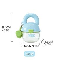 Dog Water Bottle Portable Leakproof Portable Dispenser With Strap Dog Walking Water Bottle For Walking Hiking Car Beach Outdoor mėlyna