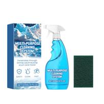 Multi-Purpose Foam Cleaner - Mild Foam Cleaner for Multi-Surfaces Removes Stains from Kitchen Stoves Kitchenware Cooktop Spray 1set