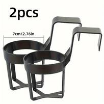 Black 2pcs Drinks Mug Car Holder Car Cup Holder Car Storage Rack Beverage Holder Portable Cup Holder