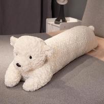 Kawaii ilga milžiniška garbanota gyvūno zuikio pliušinė pagalvė lėlė dramblys zuikis lokys dinozauras minkšta pagalvė namų dekoras palydėti miegą about 90cm