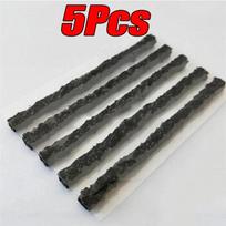 Tubeless Tire Repair Kit with Rubber Strip Plugs & Insertion Tools for Car Motorcycle Truck Puncture Emergency Fix