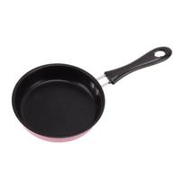 Mini Frying Pan Stainless Steel Omelette Pan Non Stick Fry Egg Pan With Long Handle For Induction Pot Kitchen Supplies rožinė