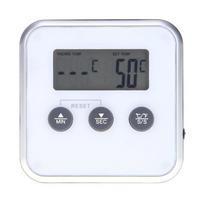 Electronic Thermometer Timer Food Meat Temperature Meter Gauge with Probe Food Meat Temperature Meter Gauge Probe China Mainland