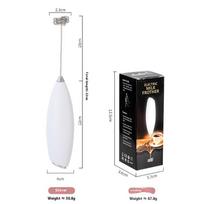 1Pc Electric Egg Beater Milk Frother Wireless Handheld Coffee Cappuccino Frother Household Mini Whisk Mixer Without Batteries balta