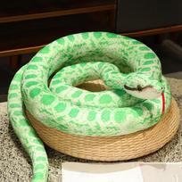 110-300cm Cute Snake Plush Toy Realistic Python Boa Cobra Soft Stuffed Animal Snake Halloween Decoration Boyfriend Birthday Gift 110cm