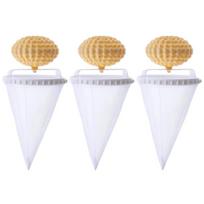 3Pcs Pet Hair Remover for Laundry Reusable Washing Machine Floating Lint Mesh Bag Pet Hair Catcher for Washing Machine geltona