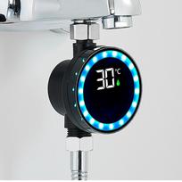 LED Thermometer Water Temperature Sensor Temperature Measurement Household Showerhead Water Temperature Display 0-99℃ China Mainland
