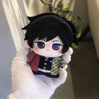 10cm Anime Demon Slayer Kimetsu No Yaiba Plush Kamado Tanjiro Agatsuma Zenitsu Hashibira Inosuke Tomioka Giyuu Pendant Doll Toys 10cm