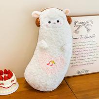 Little Sheep Long Body Pillow - Side Sleep & Leg Support for Girls