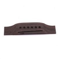 Rosewood Rosewood Bridge for Acoustic Guitar Accessories Guitar Parts Saddle  6 String Guitar Reddish Brown