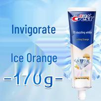 Crest 3D White Ice Orange Fluoride Toothpaste, Twin Pack