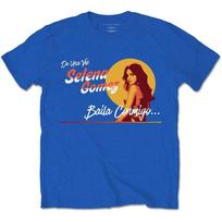Selena Gomez T Shirt Mural Logo Unisexs Royal Blue M S