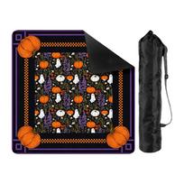 Halloween Pumpkin Decorative Table for Mahjong - Fit Placemat for Tables One Size