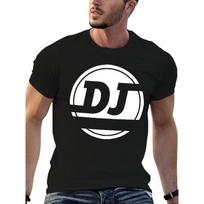 DJ Men'S  T-Shirt -  Non-Stretch Fabric - All-Season Casual Musician Apparel - Adult Sizes Available , Round Neckline, Durable Print S juoda