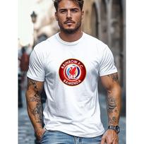 Plus-Size Men'S T-Shirt, Easy And Stylish, Clean And Minimalistic, Men'S Rainbow F.C, Plus Size S balta