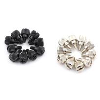 10PCS M3.5*6mm black or white nickel computer case screw hand tighten thumb screw white nickel