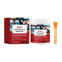 HOMEXA Rust Remover & Metal Primer - Black (2-in-1 Coating for Metal Surfaces)