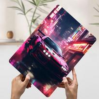 Derinamas Cyberpunk automobilio plakatas Individualus sienos menas Vintažiniai metaliniai ženklai Retro skardinė plokštelė vyro urvui Dekoravimas Namų dekoro elementai 20x30cm（7.8x11.8inch）