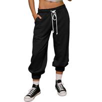 Womens Pants Casual Sweatpants Elastic Waist Drawstring Athletic Joggers Pants With Pockets L juoda