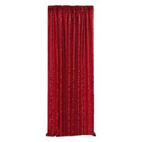 Photography Backdrop Curtain Sequined Fabric Curtain With Reflection Lightweighted For Easy Transportation 61 243cm raudona