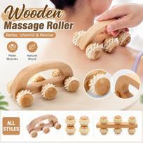 Wooden Body Massager Roller, Arch Design for Shoulder Neck Back , Handheld Massage Tool one size