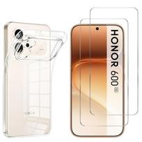 Case for Honor 600 5G and 2 Tempered Glass Screen Protectors Phonillico®