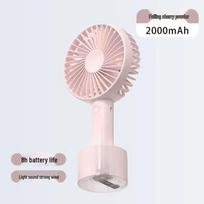 Sule Quali-made N9 Pro Portable Handheld Fan with Wireless Charging Base rožinė