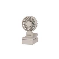 OEING Portable USB Clip-On Fan, Mini Quiet Desktop Fan with 3 Speeds, Clip or Stand Design for Office Dorm Bedroom abrikosas
