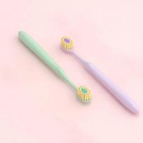 Ultra-Soft Wide Head Toothbrush for Adults - Fine Wave Bristles, Family Pack