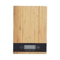 LED Display Electric Kitchen Scale Wood+ ABS Cooking Food Scale Digital Kitchen Scale  Cooking Food