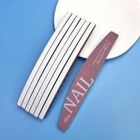 Washable Double-Sided Nail File Set - Professional No-Shed Sanding & Polishing Strips gray