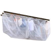 Breathable Clothesline Protection Net Windproof Clothes Drying Rack Pocket  Household 150x70x85cm balta