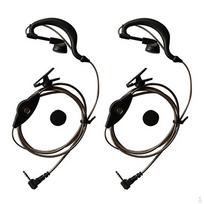 1-Pin Mic Headset Acoustic Tube Earpiece Air Duct for Radio