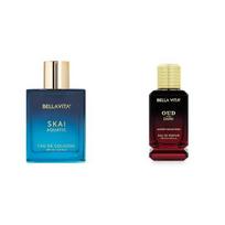 Bella Vita Luxury Skai Aquatic Unisex Eau De Cologne Men Oud Dark Eau De Parfum Intense Liquid Perfume With  100 Ml
