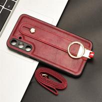 Skirta Samsung Galaxy M35 5G SM-M356B/DS Dėklas su žiedu Dėklas Visapusiškas Daugiafunkcinis Neslystantis Telefono Dėklas su Dirželiu For Galaxy M35 5G&Case & Strap