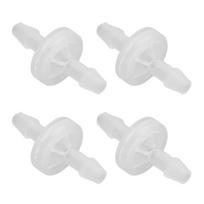 12PCS Aquarium Check Valve Ozone Resistance Oil Resistant One Way Air Valve PP Check Valve for Fish