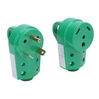 RV Male and Female Plug Set TT30P TT30R 30A Heavy Duty RV Male and Female Receptacle Plug for