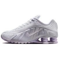 Nike Shox R4 Balti Metaliniai Platina Vos Vynuoginiai Moteriški Kedai HF5076-100 37.5 šviesiai violetinė spalva